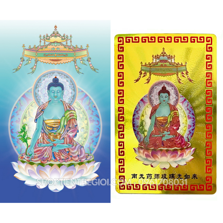 Thẻ Kim Bài Dược Sư Lưu Ly Quang Vương Phật